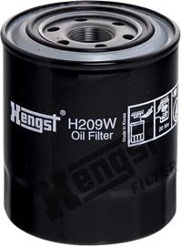 Hengst Filter H209W - Масляний фільтр autocars.com.ua
