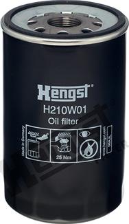 Hengst Filter H210W01 - Масляний фільтр autocars.com.ua
