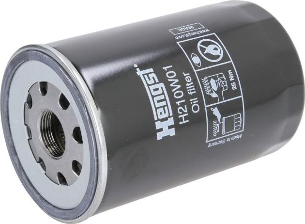 Hengst Filter H210W01 - Масляний фільтр autocars.com.ua