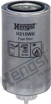 Hengst Filter H215WK - Паливний фільтр autocars.com.ua