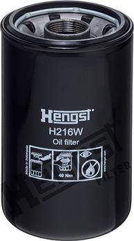 Hengst Filter H216W - Масляний фільтр autocars.com.ua