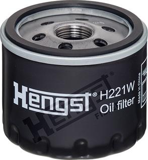 Hengst Filter H221W - Масляный фильтр avtokuzovplus.com.ua