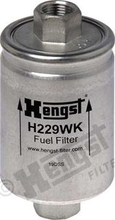 Hengst Filter H229WK - Топливный фильтр autodnr.net