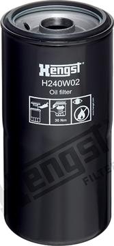 Hengst Filter H240W02 - Масляный фильтр avtokuzovplus.com.ua