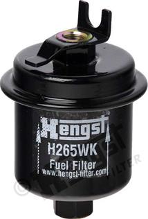 Hengst Filter H265WK - Паливний фільтр autocars.com.ua