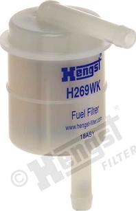 Hengst Filter H269WK - Топливный фильтр autodnr.net