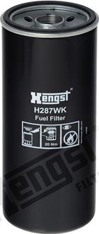 Hengst Filter H287WK - Паливний фільтр autocars.com.ua