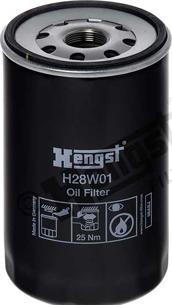 Hengst Filter H28W01 - Масляний фільтр autocars.com.ua