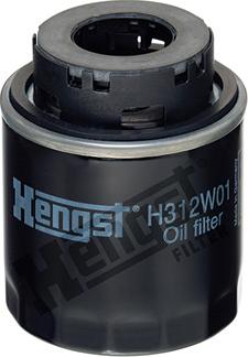 Hengst Filter H312W01 - Масляный фильтр avtokuzovplus.com.ua
