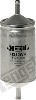 Hengst Filter H312WK - Топливный фильтр autodnr.net
