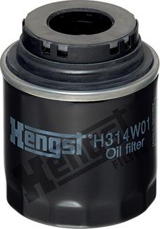 Hengst Filter H314W01 - Масляный фильтр autodnr.net