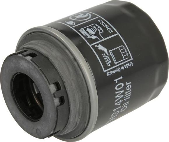 Hengst Filter H314W01 - Масляний фільтр autocars.com.ua
