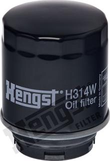 Hengst Filter H314W - Масляний фільтр autocars.com.ua