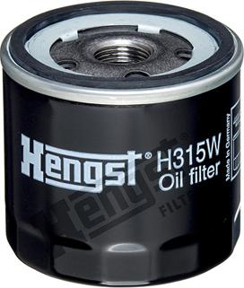 Hengst Filter H315W - Фильтр масла Fiesta-Focus-Mondeo 1.25-1.4-1.6i-Ti 95- autocars.com.ua