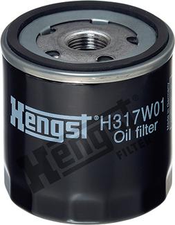 Hengst Filter H317W01 - Масляный фильтр avtokuzovplus.com.ua