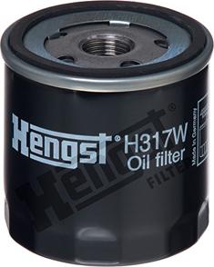 Hengst Filter H317W - Масляный фильтр avtokuzovplus.com.ua
