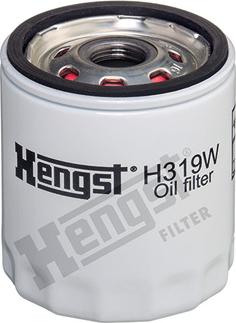 Hengst Filter H319W - Масляный фильтр avtokuzovplus.com.ua