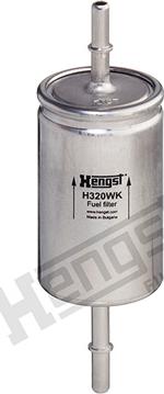 Hengst Filter H320WK - Топливный фильтр avtokuzovplus.com.ua