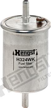 Hengst Filter H324WK - Фильтр топливный Smart 450 0.8 CDI 99- autocars.com.ua
