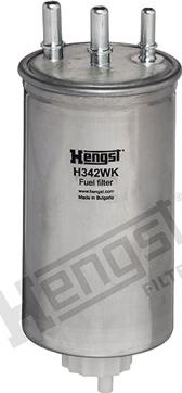 Hengst Filter H342WK - Паливний фільтр autocars.com.ua