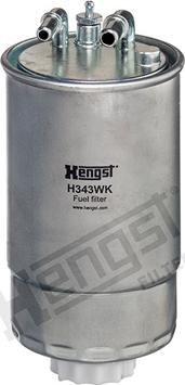Hengst Filter H343WK - Паливний фільтр autocars.com.ua