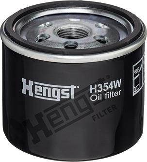 Hengst Filter H354W - Масляний фільтр autocars.com.ua