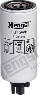 Hengst Filter H375WK - Топливный фильтр autodnr.net
