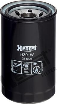 Hengst Filter H391W - Масляний фільтр autocars.com.ua