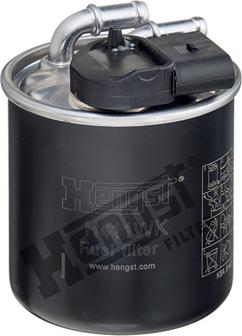 Hengst Filter H411WK - Топливный фильтр autodnr.net