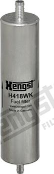 Hengst Filter H418WK - Фільтр паливний autocars.com.ua