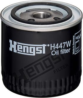 Hengst Filter H447W - Масляний фільтр autocars.com.ua