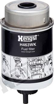 Hengst Filter H463WK - Фільтр паливний LandRover Range Rover LS 3.6 D 4x4 autocars.com.ua