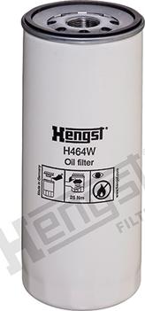 Hengst Filter H464W - Масляный фильтр autodnr.net
