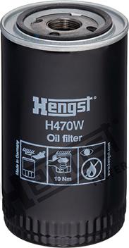 Hengst Filter H470W - Масляний фільтр autocars.com.ua