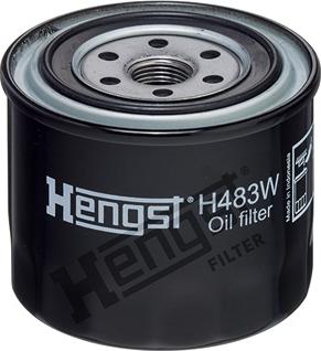 Hengst Filter H483W - Масляный фильтр autodnr.net
