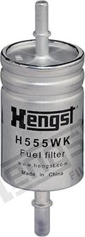Hengst Filter H555WK - Паливний фільтр autocars.com.ua