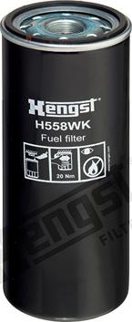 Hengst Filter H558WK - Топливный фильтр autodnr.net