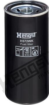 Hengst Filter H572WK - Паливний фільтр autocars.com.ua