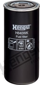 Hengst Filter H640WK - Паливний фільтр autocars.com.ua