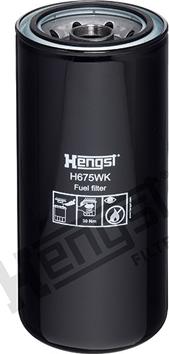Hengst Filter H675WK - Паливний фільтр autocars.com.ua