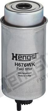 Hengst Filter H676WK - Паливний фільтр autocars.com.ua