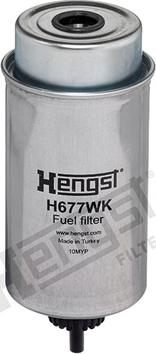 Hengst Filter H677WK - Паливний фільтр autocars.com.ua