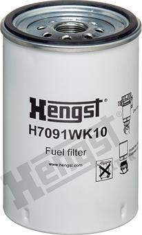Hengst Filter H7091WK10 - Паливний фільтр autocars.com.ua