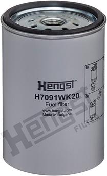 Hengst Filter H7091WK20 D677 - Паливний фільтр autocars.com.ua
