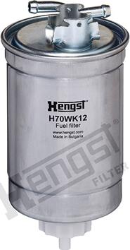 Hengst Filter H70WK12 - Топливный фильтр autodnr.net