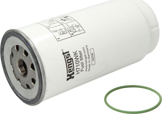 Hengst Filter H710WK - Паливний фільтр autocars.com.ua