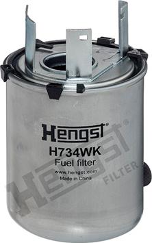 Hengst Filter H734WK D821 - Паливний фільтр autocars.com.ua