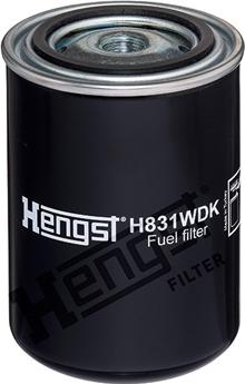 Hengst Filter H831WDK - Паливний фільтр autocars.com.ua