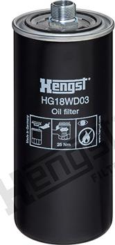Hengst Filter HG18WD03 - Фільтр масляний Case. Hyundai. JCB. ZFHengst autocars.com.ua
