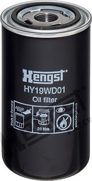 Hengst Filter HY19WD01 - Фільтр, Гідравлічна система приводу робочого устаткування autocars.com.ua